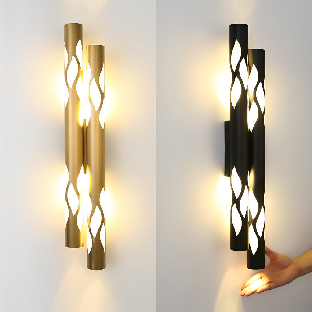 Flames Hollow Up And Down Lighting LED Nordic Wall Sconce Lighting