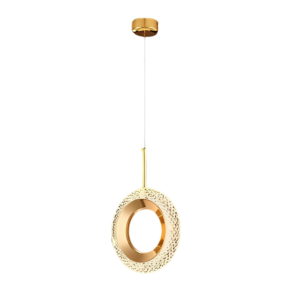 Circle Water Drop Minimalist Three Step Dimming LED Modern Pendant Lights