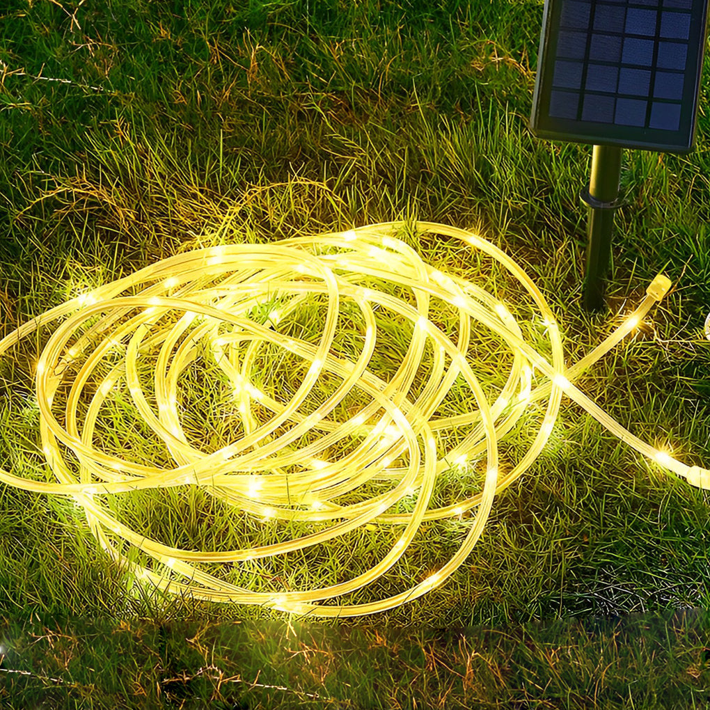 Flexible Intelligent Waterproof Starry Solar LED Strip Lights Outdoor