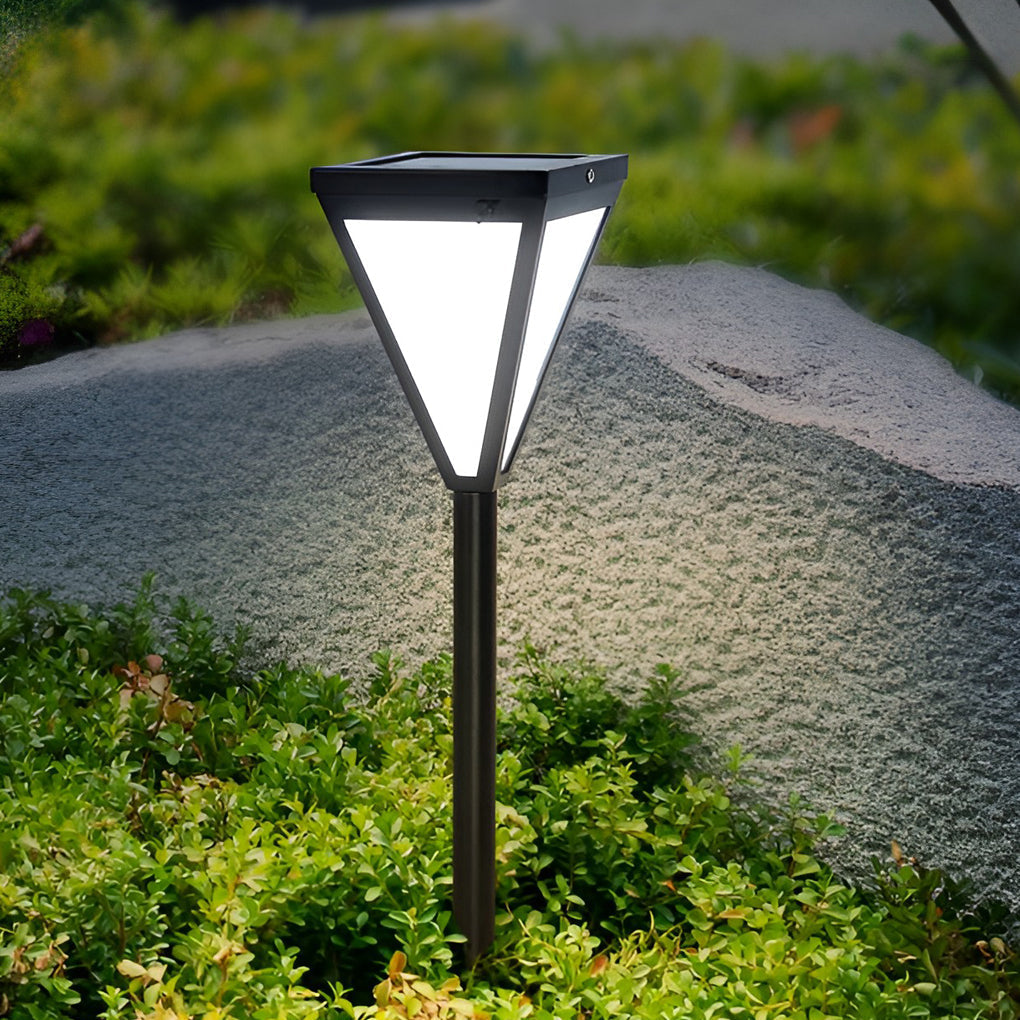 Outdoor Waterproof 2.6w LED Modern Solar Pathway Lights Post Lights