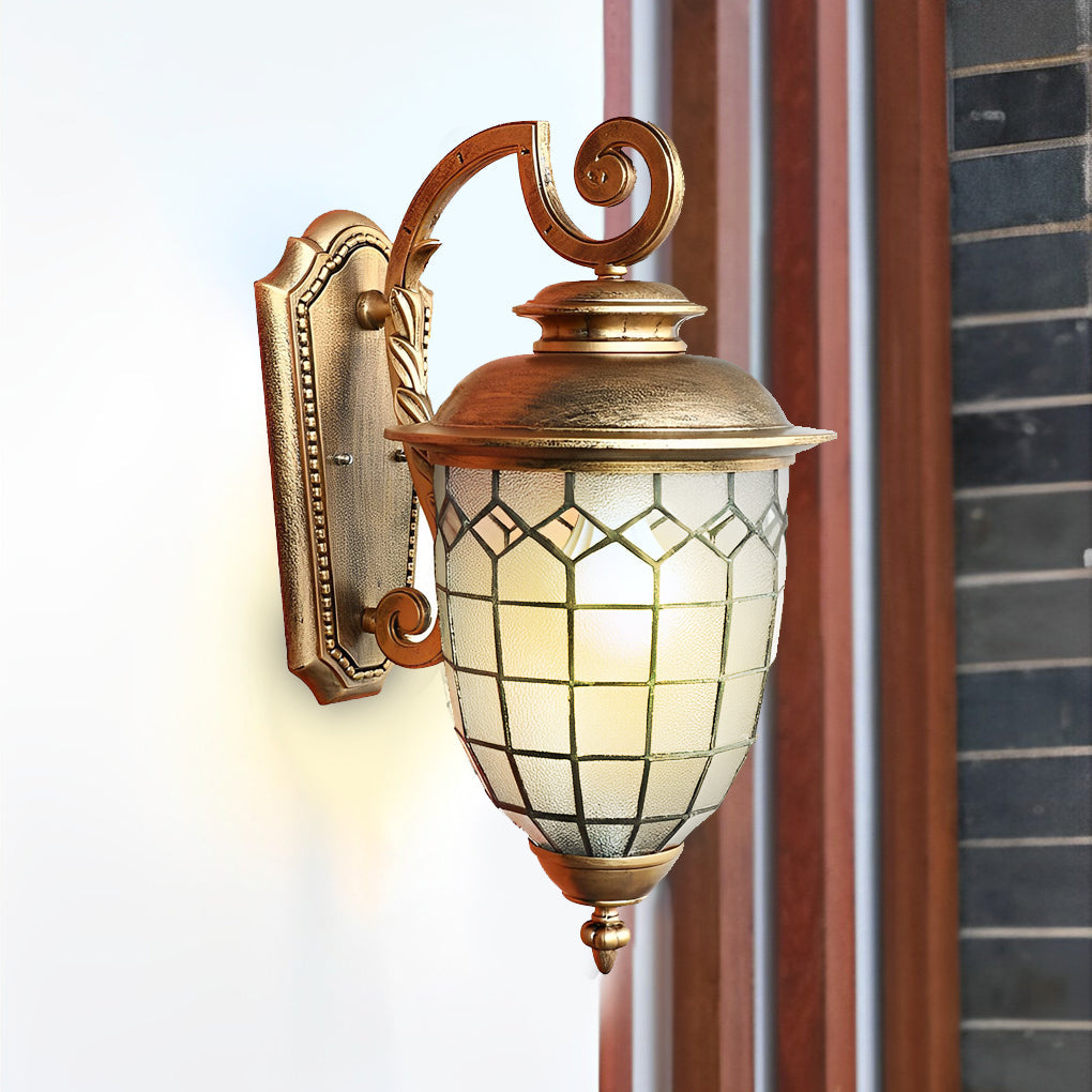 Waterproof Minimalist Elegant Vintage European Style Outdoor Wall Lights