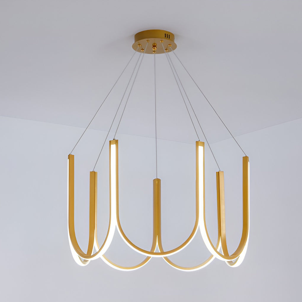 Minimalist 3 Step Dimming LED Nordic Chandelier Hanging Ceiling Lamp