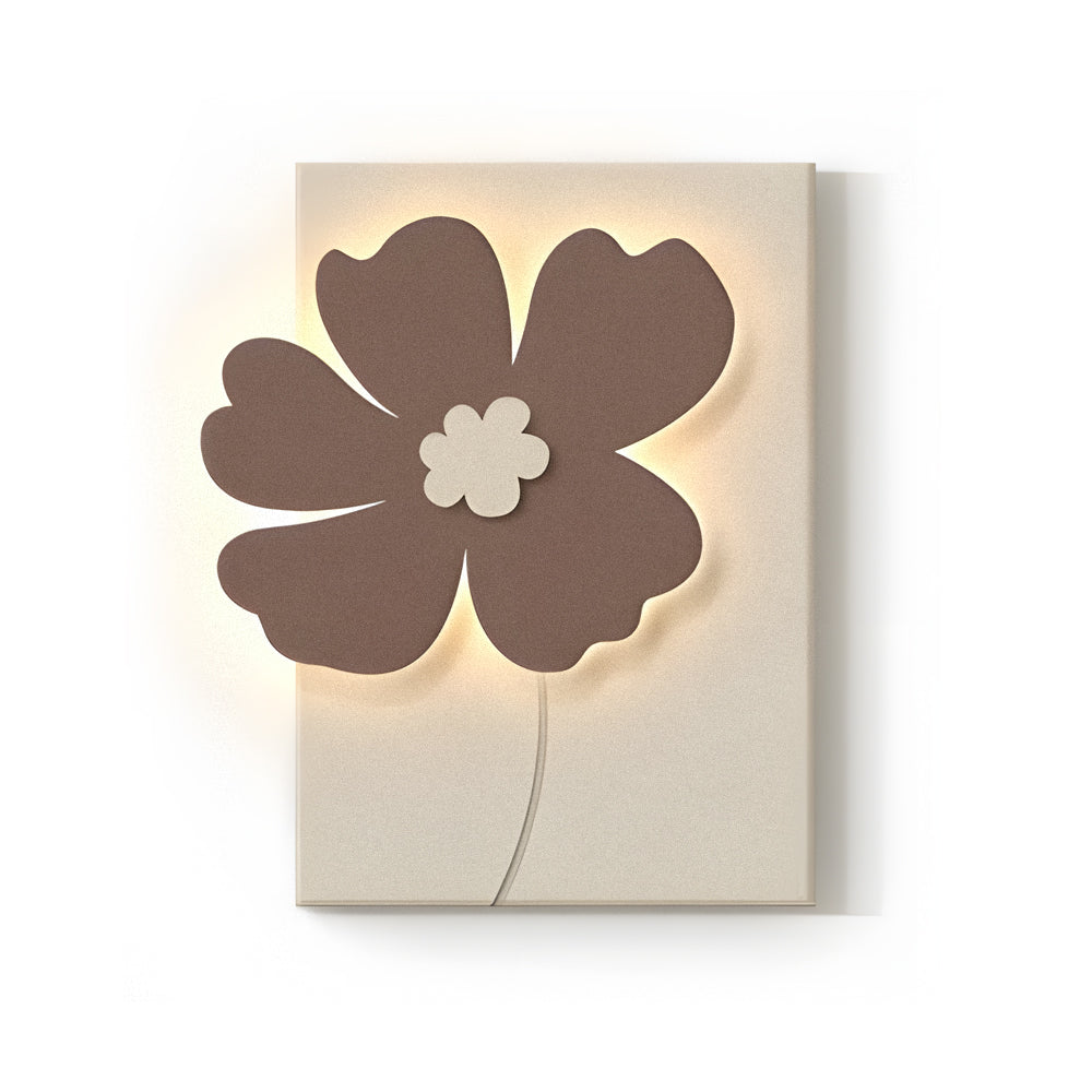 Flowers Three-Dimensional Sandstone Painting USB Remote Decorative Painting