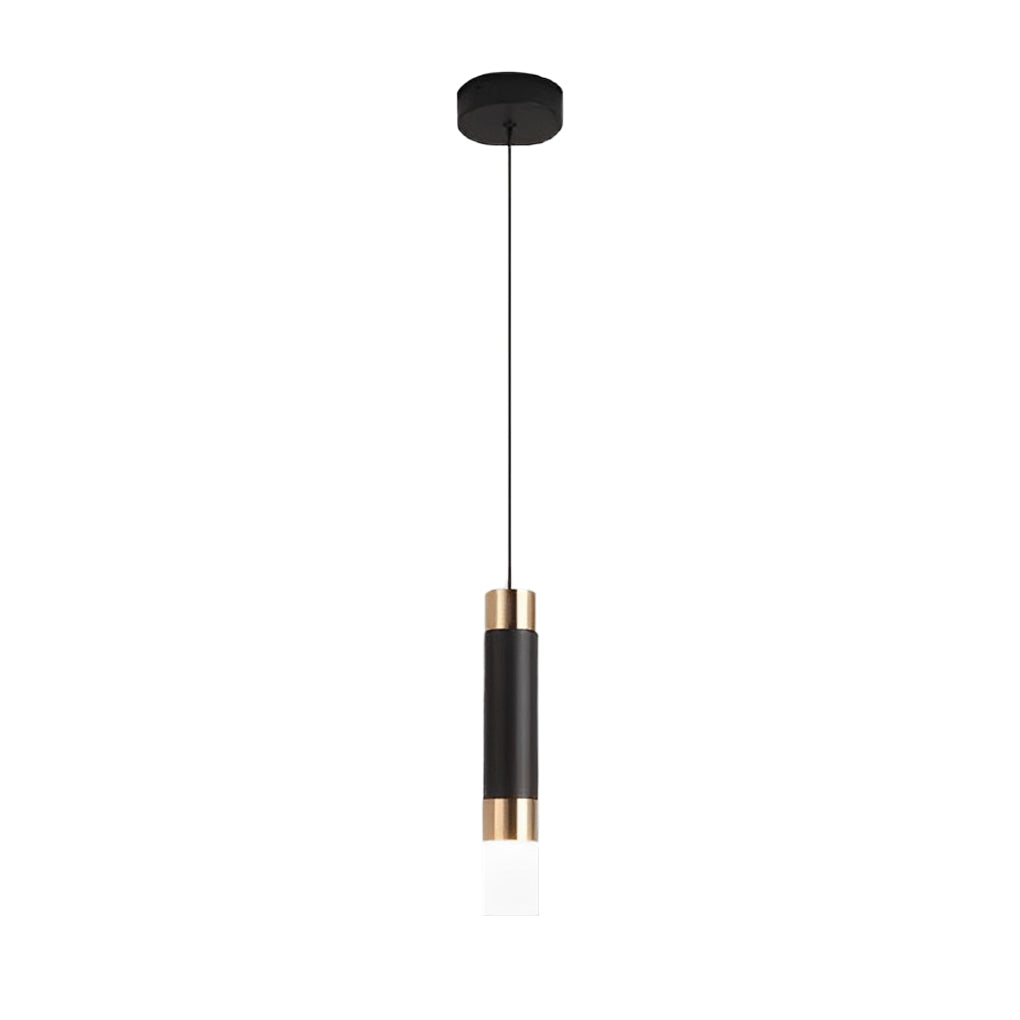 Personality Minimalist LED Black Nordic Pendant Light Kitchen Island Lighting