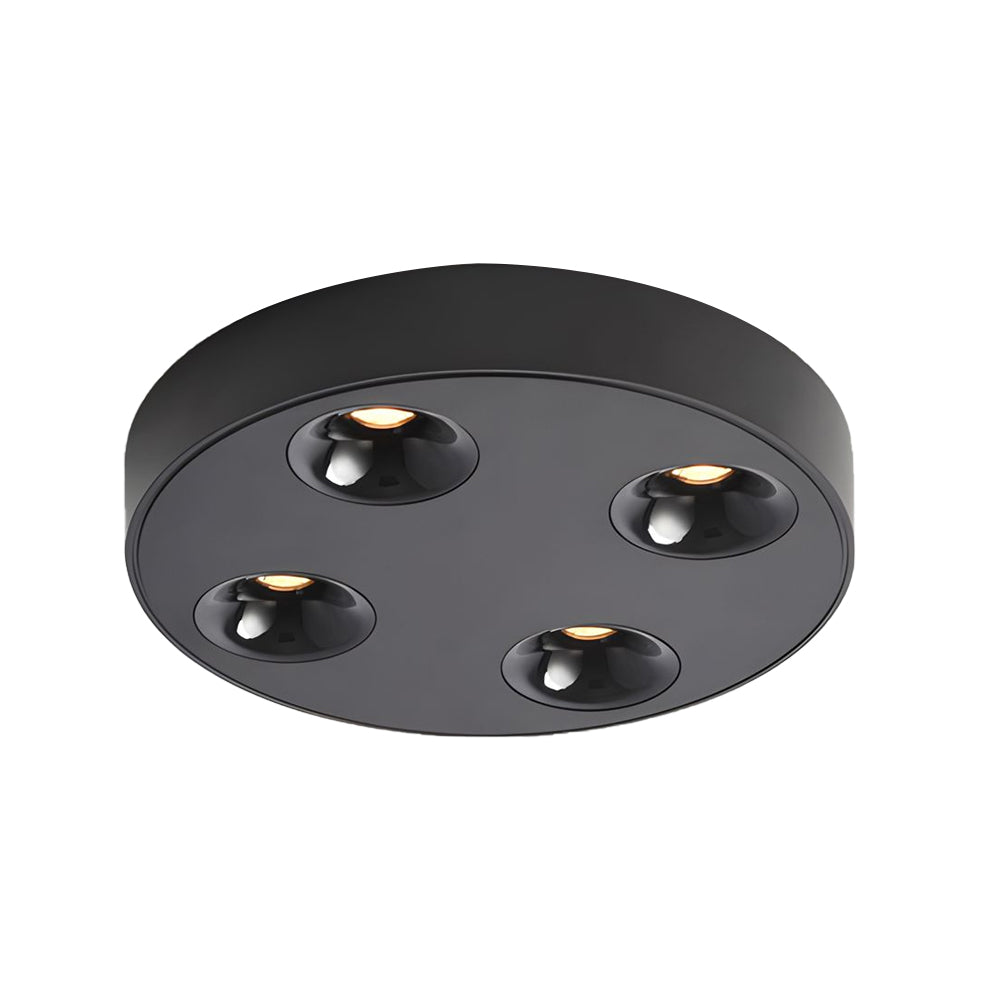 9.1-Inch Peg 4-Light LED Flush Mount Ceiling Light for Bathroom