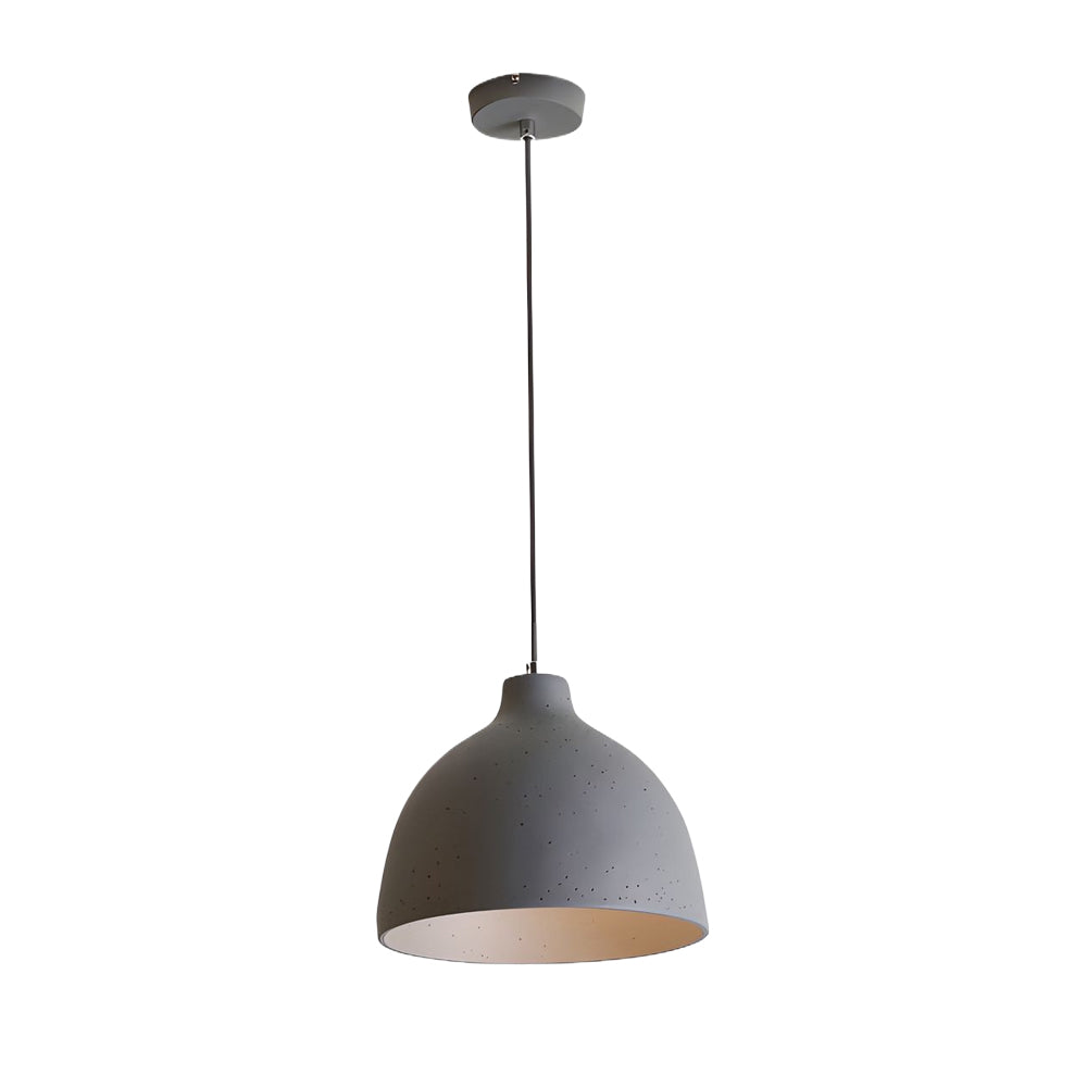 Modern Adjustable Resin Bowl Pendant Lamp