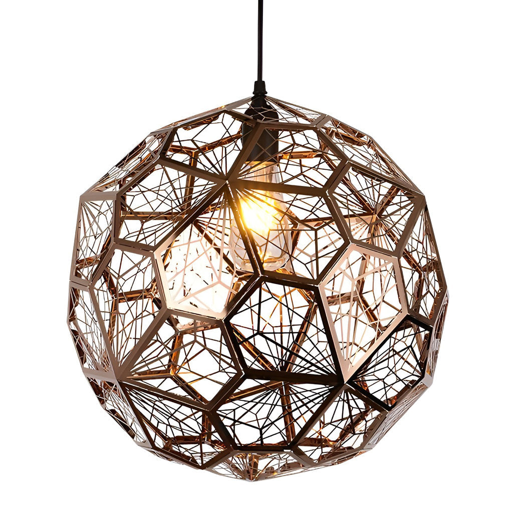 Geometric Spherical Postmodern Dining Room Chandelier Pendant Light