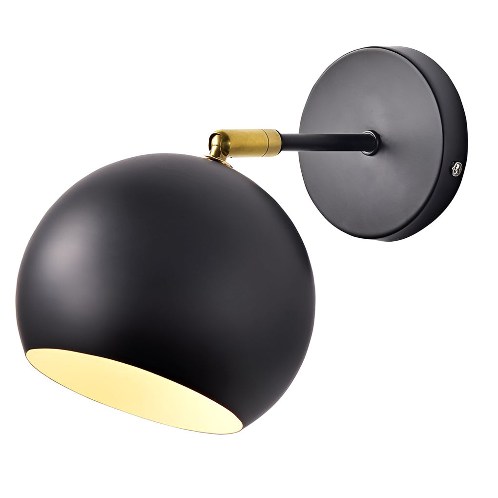 Adjustable Hemispherical Nordic Plug in Wall Lamp Wall Sconce Lighting