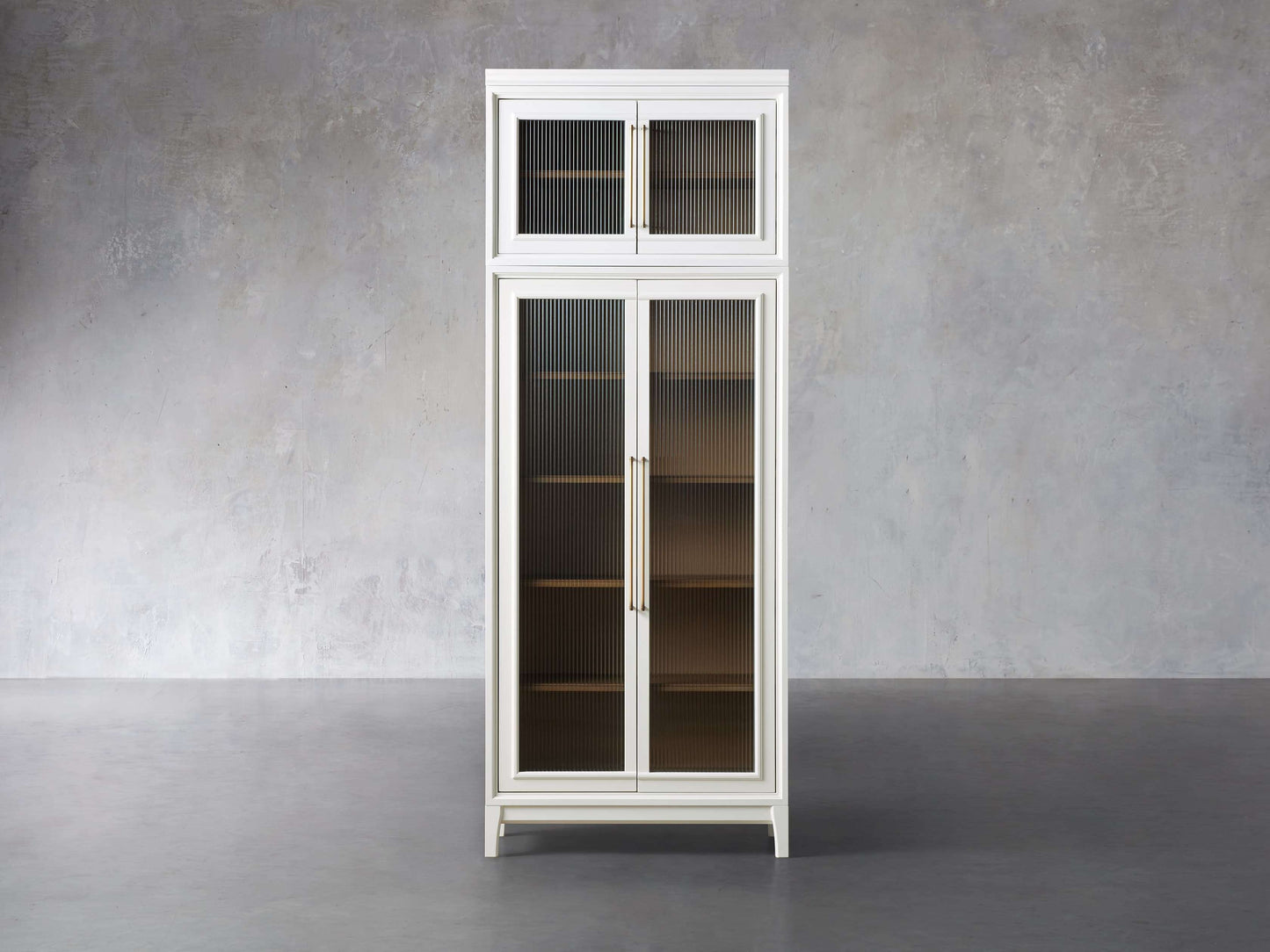 Rowan Modular Stacked Glass Cabinet