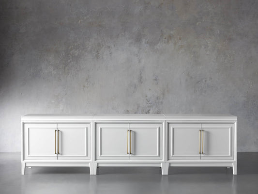 Rowan Modular Media Console with Wood Doors