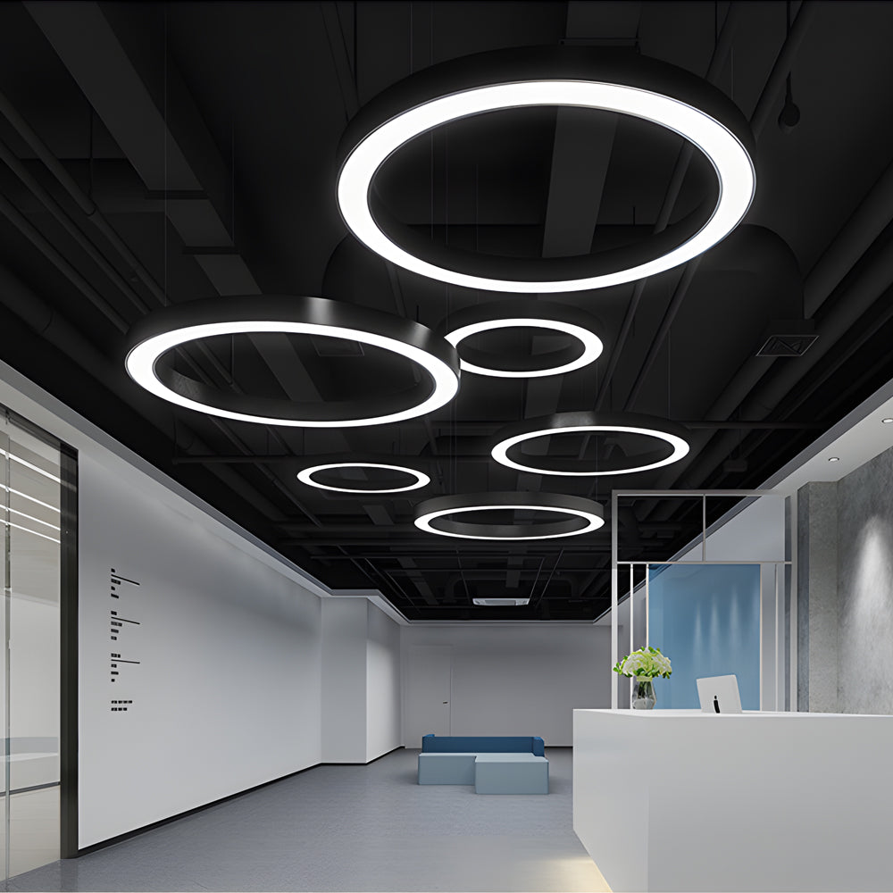 [Clearance Sale] Ring LED Office Chandelier Light Hanging Ceiling Lighting