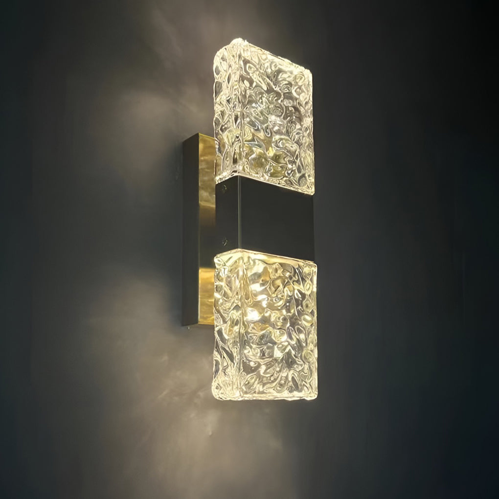 [Clearance Sale] Creative Crystal Up and Down Lights LED Electroplated Modern Wall Sconces