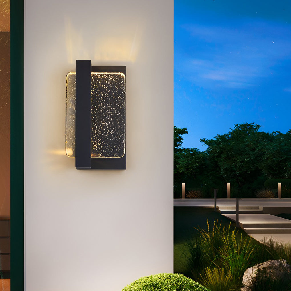 Creative Crystal Waterproof Modern Outdoor Wall Lamp Wall Sconce Lighting