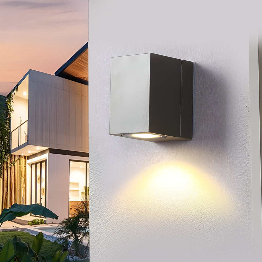 Square Adjustable Waterproof Motion Sensor LED Sconces Indoor Outdoor Wall Lamp Spot Lights