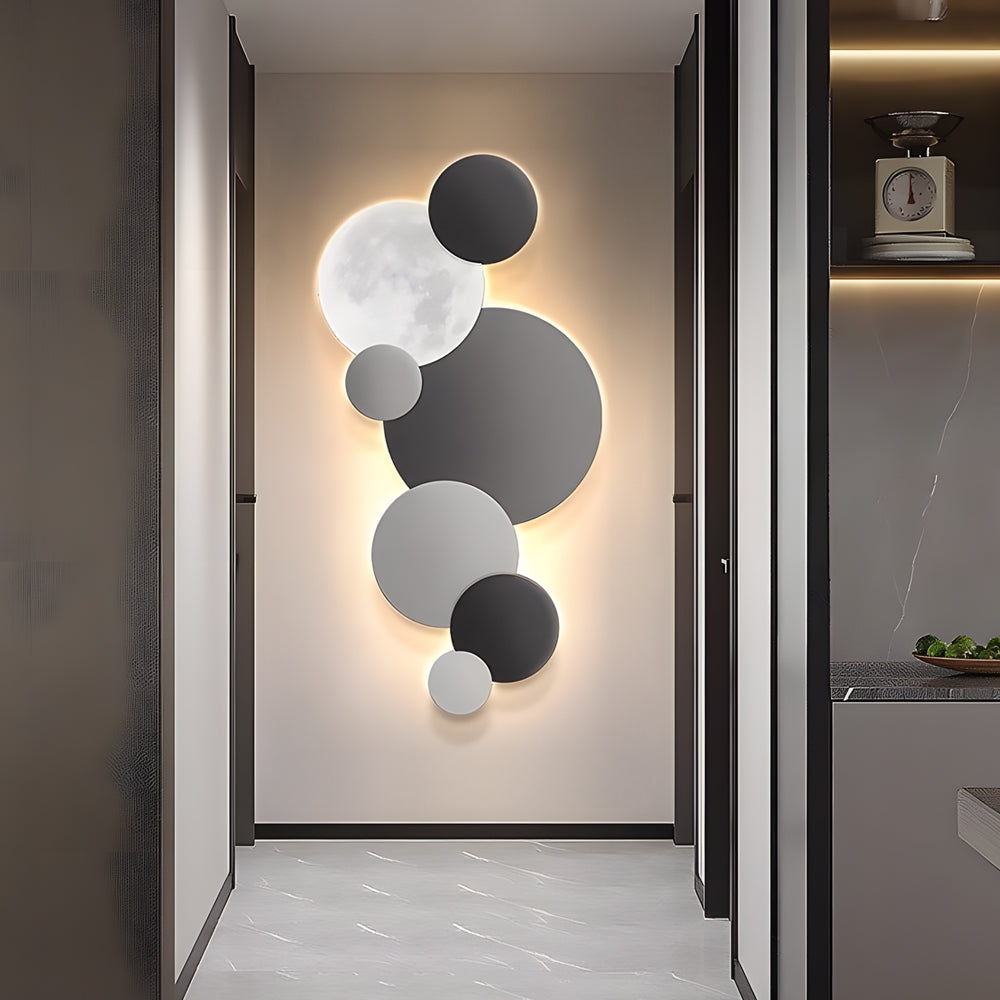 Lunar Glow Round LED Wall Sconce