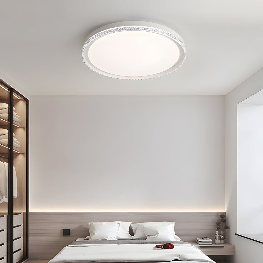 White Acrylic LED Flush Ceiling Lighting