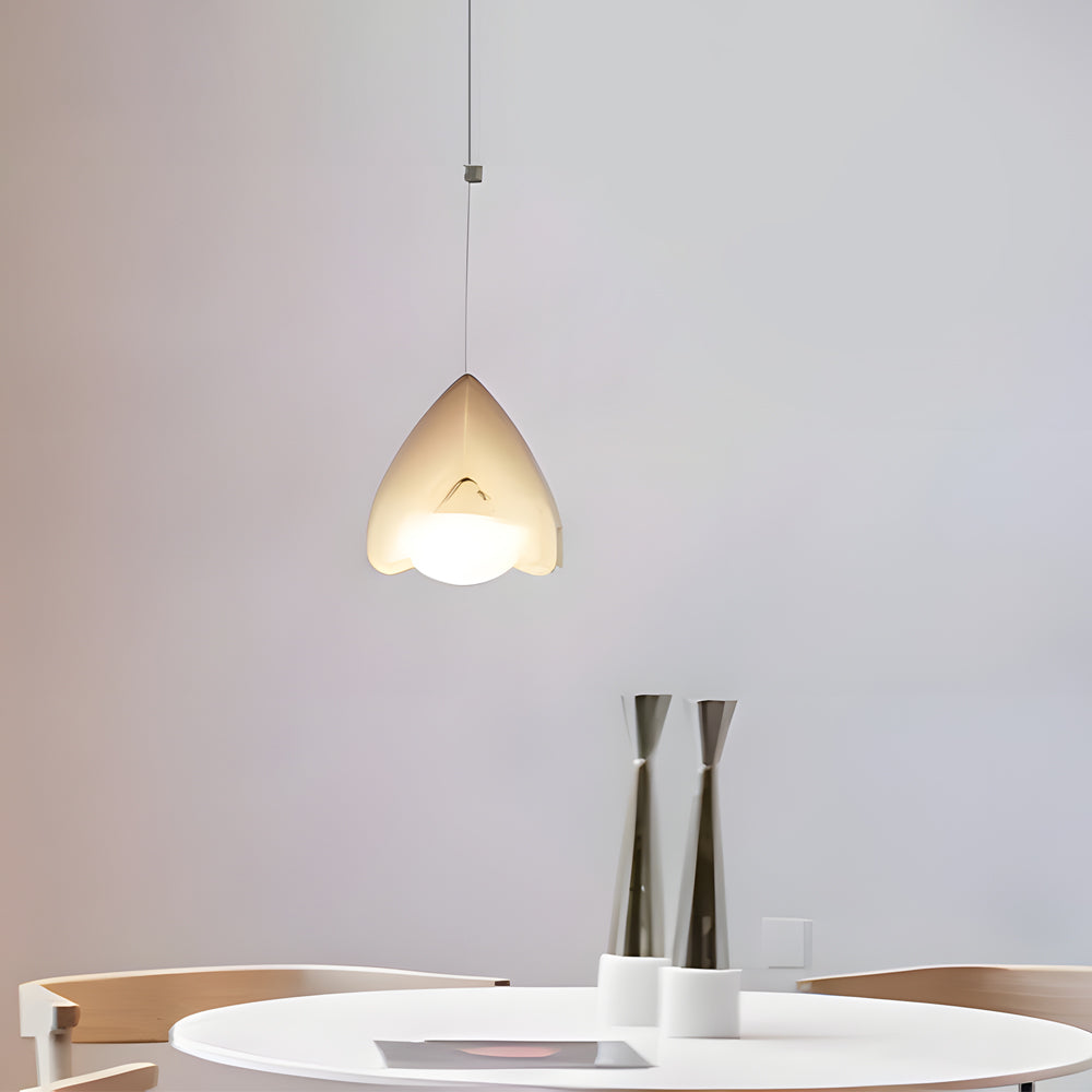 1/3/6-Light Minimalist Line White Glider Pendant Light