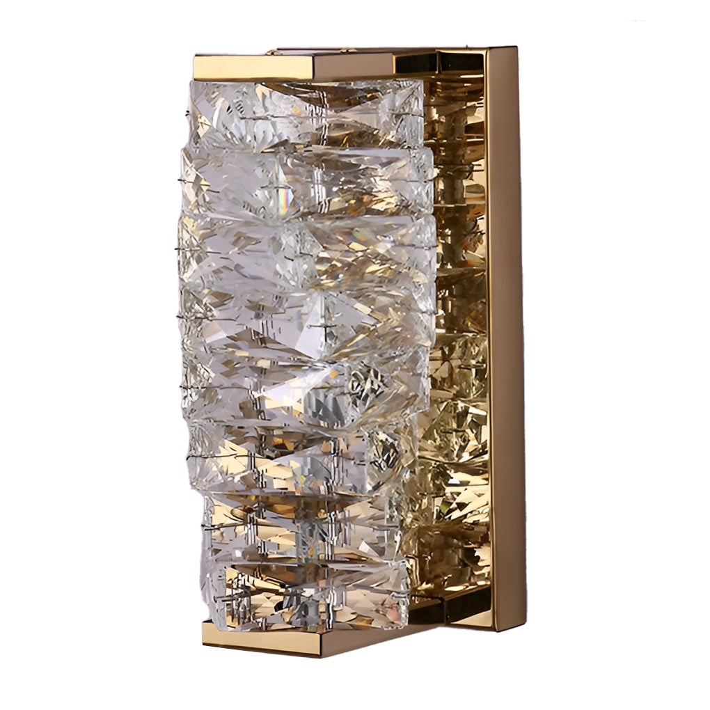 Creative Crystal Three Step Dimming Light LED Modern Wall Sconce Lighting Wall Lamp