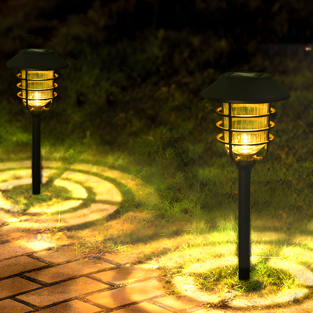 22.8-in Black Mini Torch Solar Pathway Lights Outdoor Lawn LED Lights