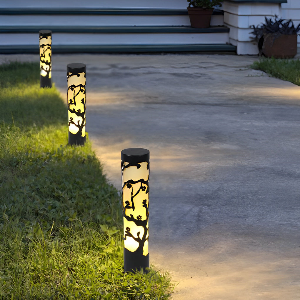 Wintersweet Decor Waterproof Black Retro Outdoor Light Pathway Lights