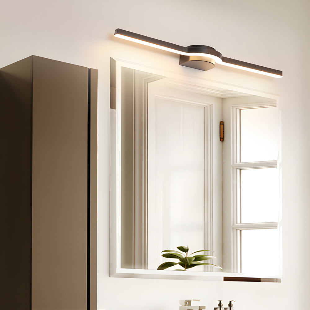 Curved Modern LED Bathroom Vanity Light in 16''/23''/31'' Length