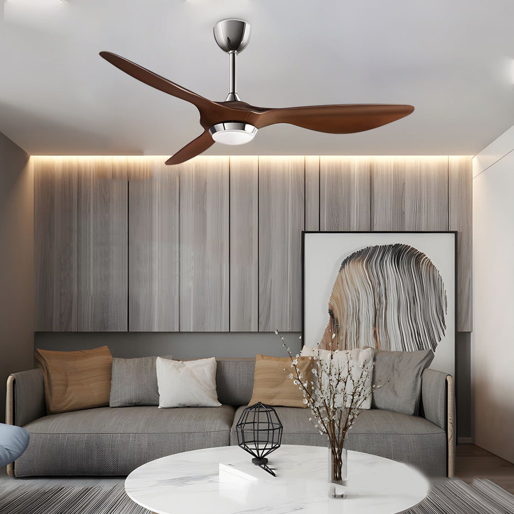 Envy 52" 3-Blade LED Ceiling Fan with Lights and Remote 6 Fan Speeds Ceiling Fan Light for Living Room