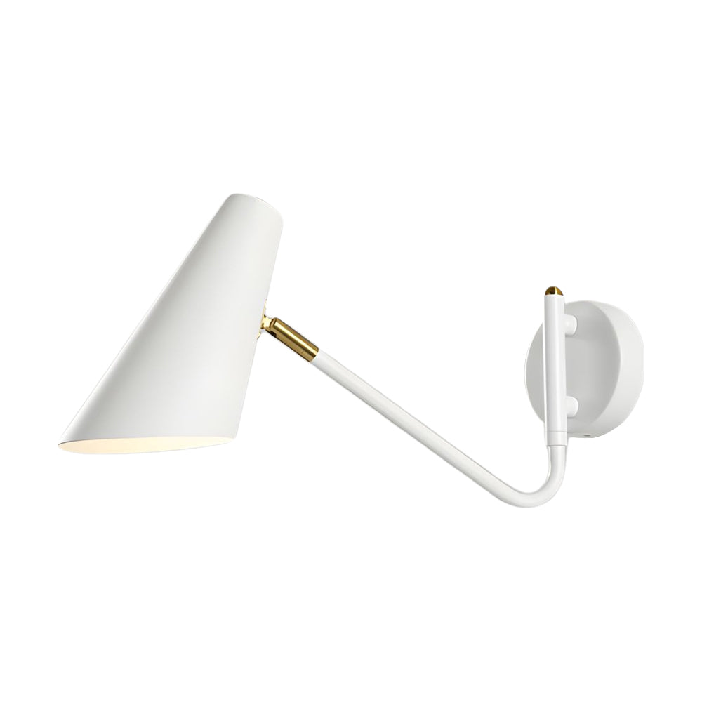 Modern Hoxton Hanging Wall Sconce with Conical Shade - 1-Light