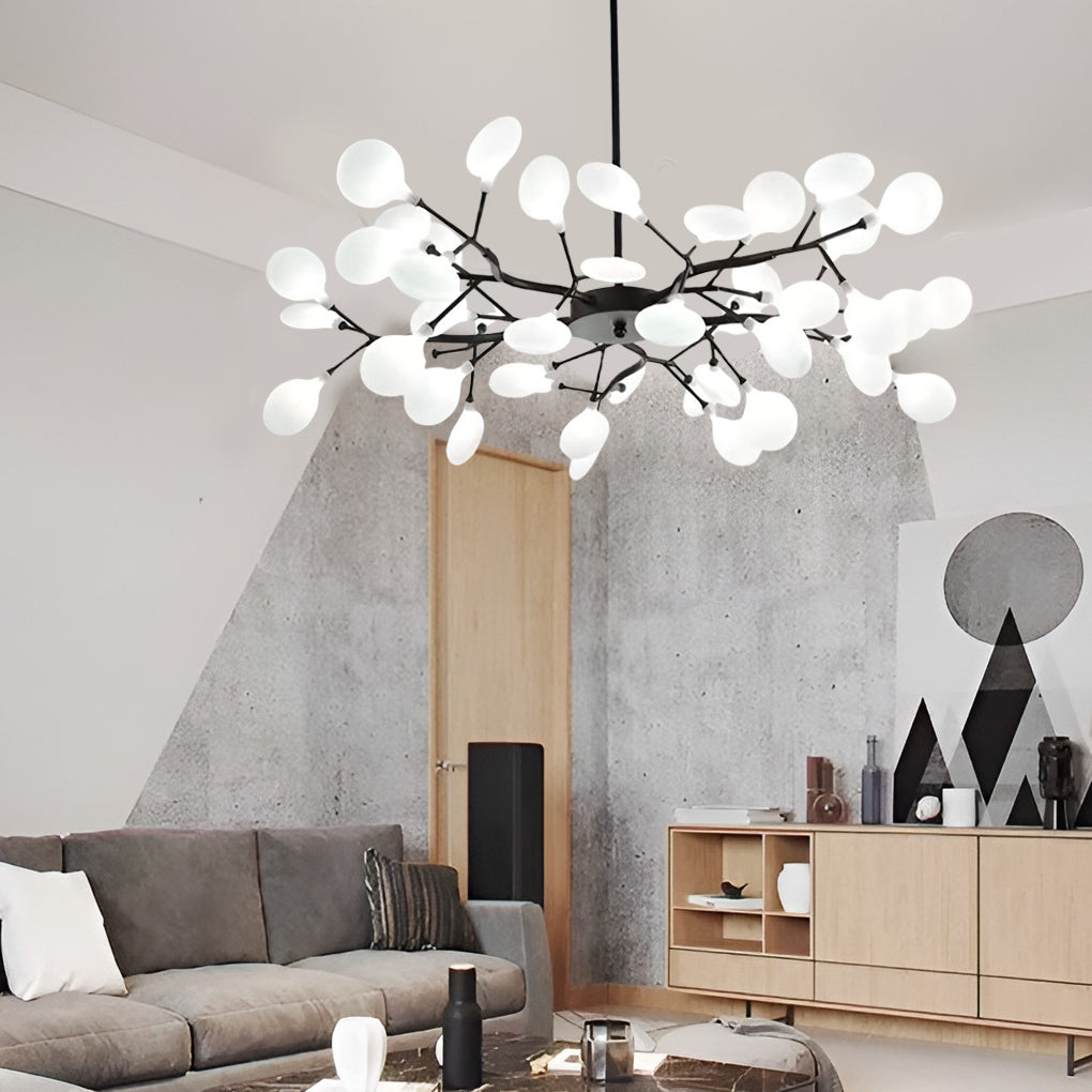 Branches Metal Acrylic Nordic Chandelier Ceiling Light Hanging Lamp