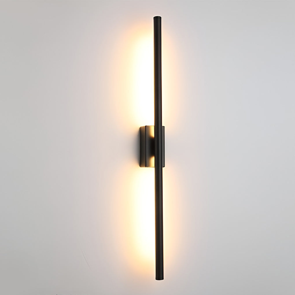 Electroplated Metal Strip LED Modern Wall Sconce Lighting Wall Lamp