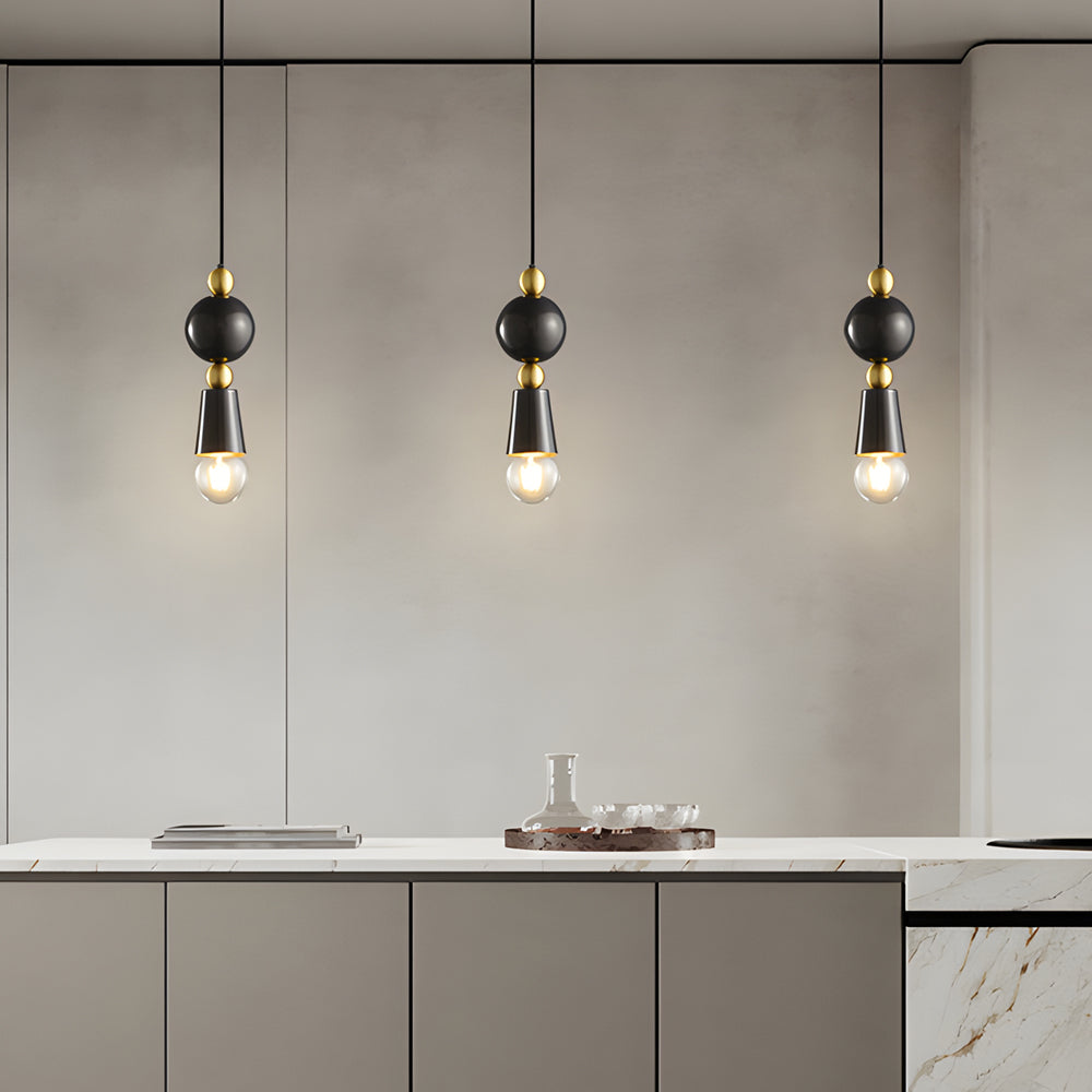 Modern Elegance - Spindle Pendant Lamp