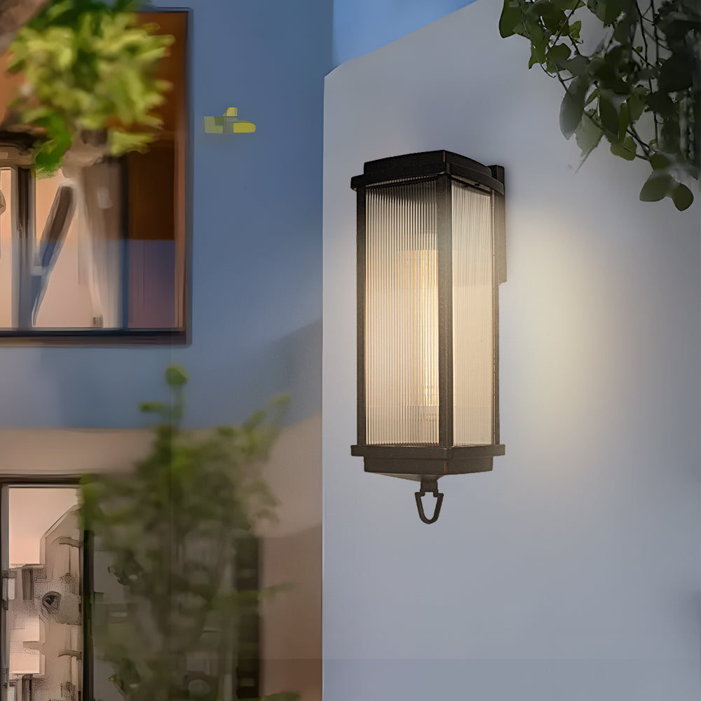 1 Head 19.7-inch Outdoor Wall Lantern Sconce