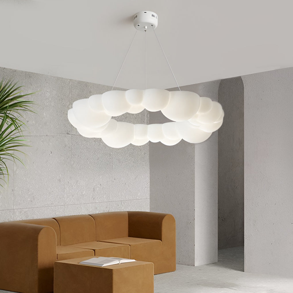 Creative Bubble Clouds Shaped Stepless Dimming LED Nordic Ceiling Light