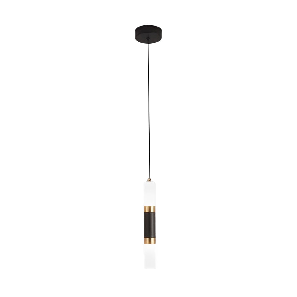 Personality Minimalist LED Black Nordic Pendant Light Kitchen Island Lighting