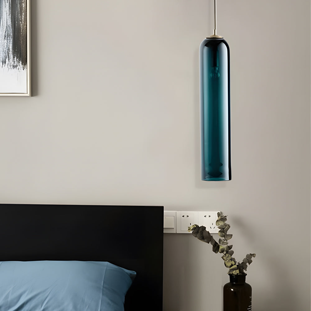 Long Glass Bottle Luxury Hardware Luxury Postmodern Pendant Lights