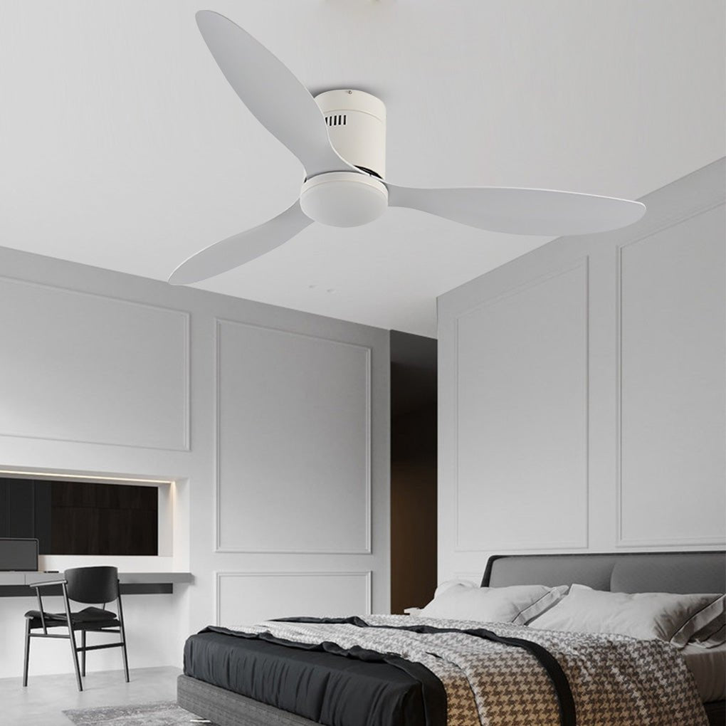 52'' Variable Frequency with Remote Control Three-color Dimming LED Ceiling Fan Lamp