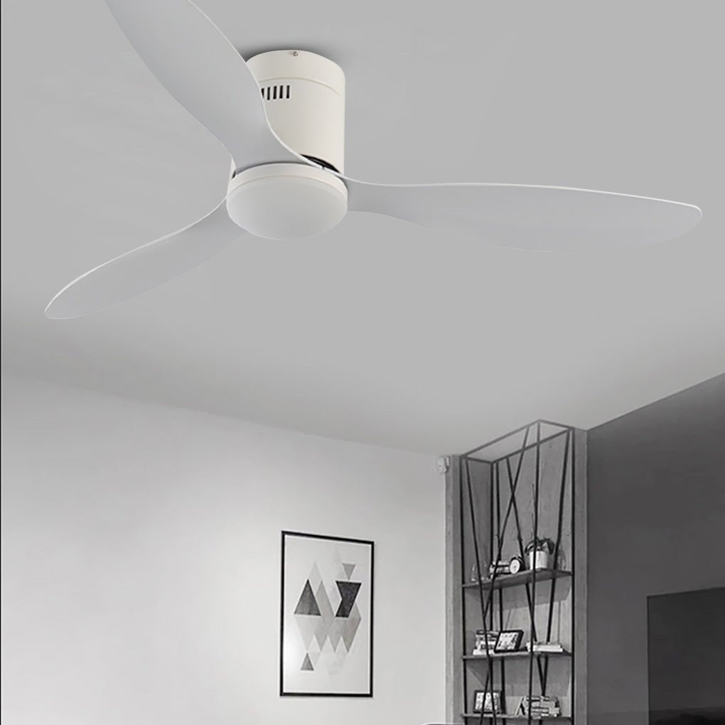 52'' Variable Frequency with Remote Control Three-color Dimming LED Ceiling Fan Lamp