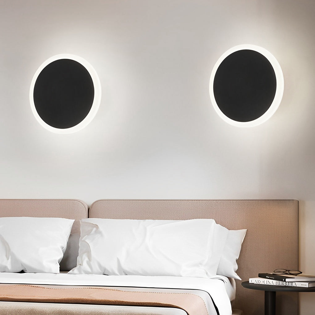 Round Rotatable LED Iron Acrylic Modern Wall Lamp Wall Sconces Lighting