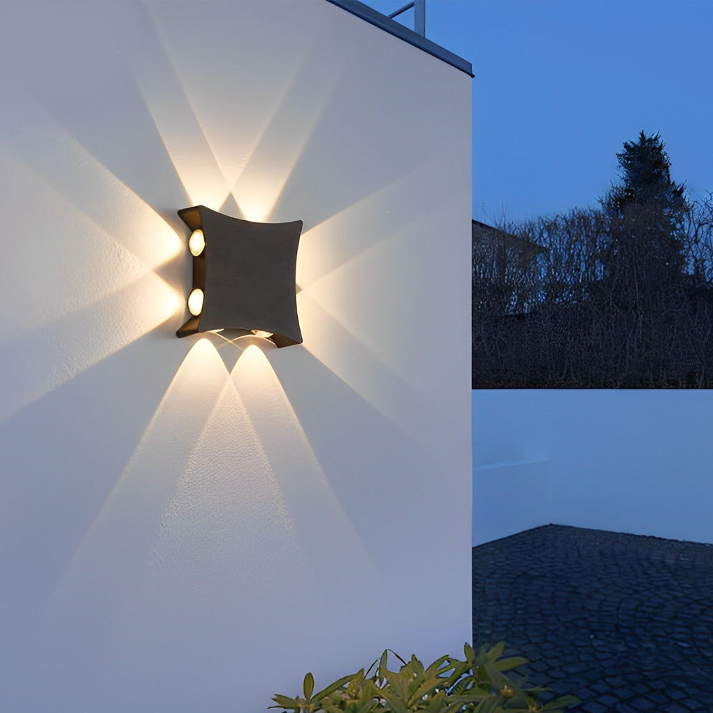 Four Way Wall Light Facade Light Outdoor LED 8W 4W 19W 6W Waterproof