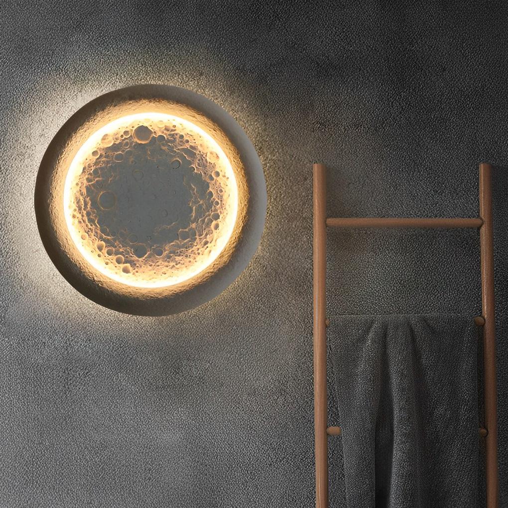 Moon Craters Design LED Waterproof Modern Outdoor Wall Lamp Exterior Lights