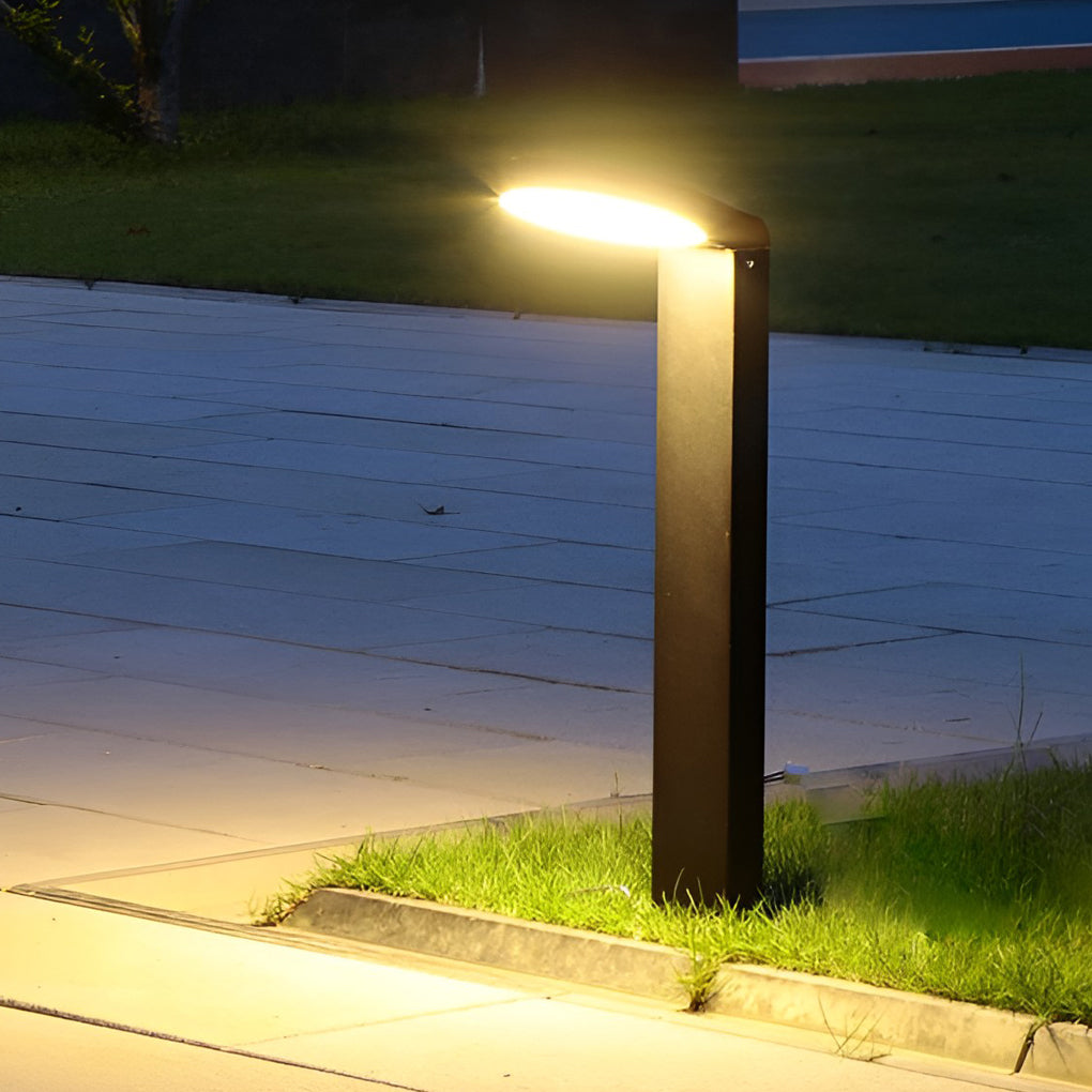 Spoon-shaped Waterproof 18W LED Black Modern Wall Lamp Pathway Lights