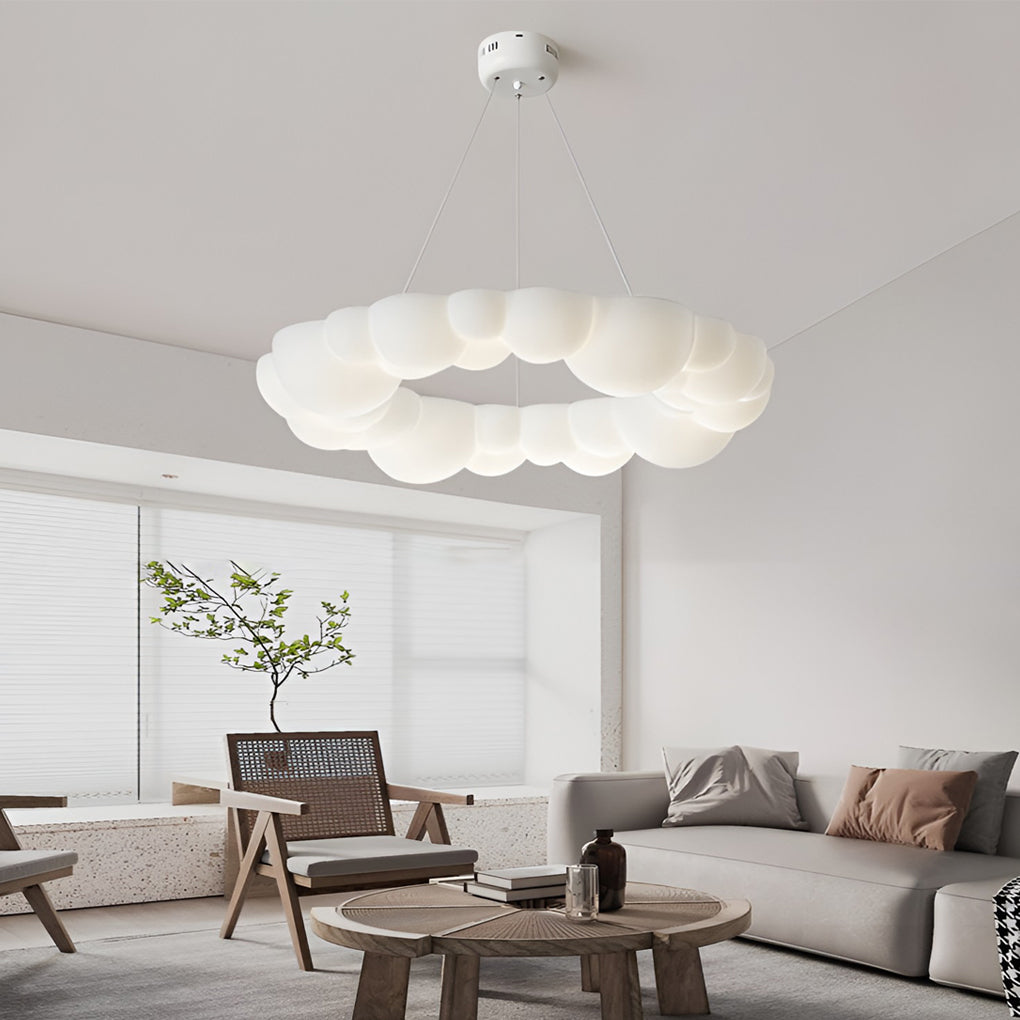 Creative Bubble Clouds Shaped Stepless Dimming LED Nordic Ceiling Light