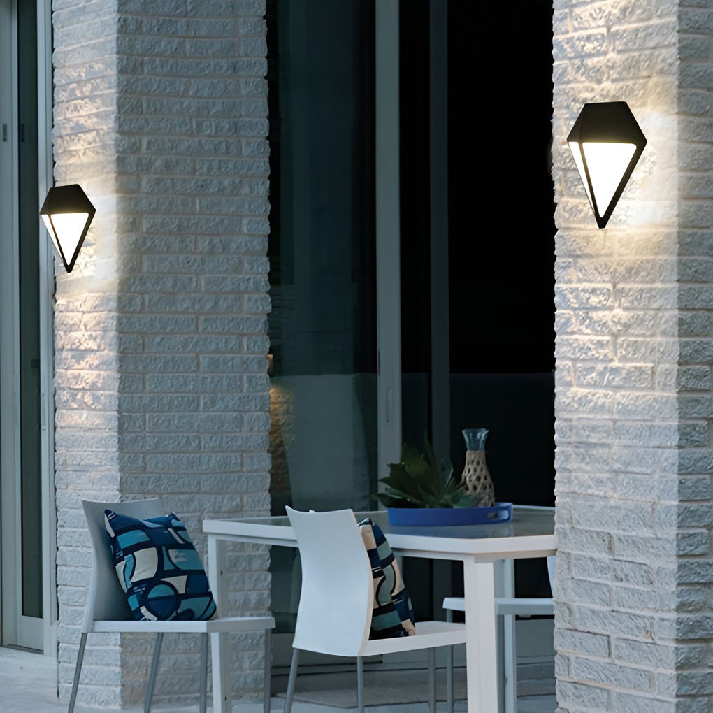 Creative Geometric LED Waterproof Modern Outdoor Wall Lamp Wall Lights Fixture