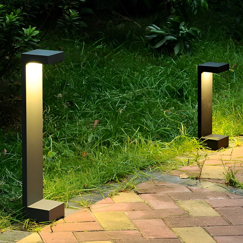 Rectangle Waterproof LED Modern Outdoor Pathway Lights Garden Lights