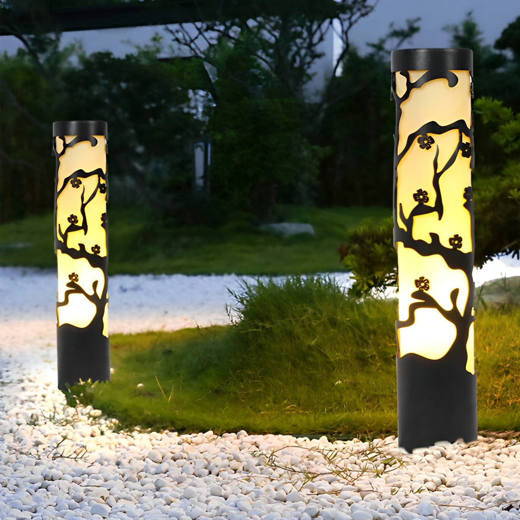 Wintersweet Decor Waterproof Black Retro Outdoor Light Pathway Lights