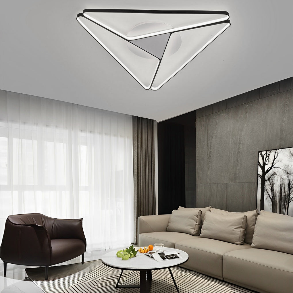 Geometric Design LED Modern Ceiling Lights Flush Mount Ceiling Lamp