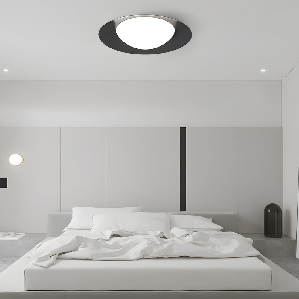 1-Light Round LED Flush Mount Ceiling Light