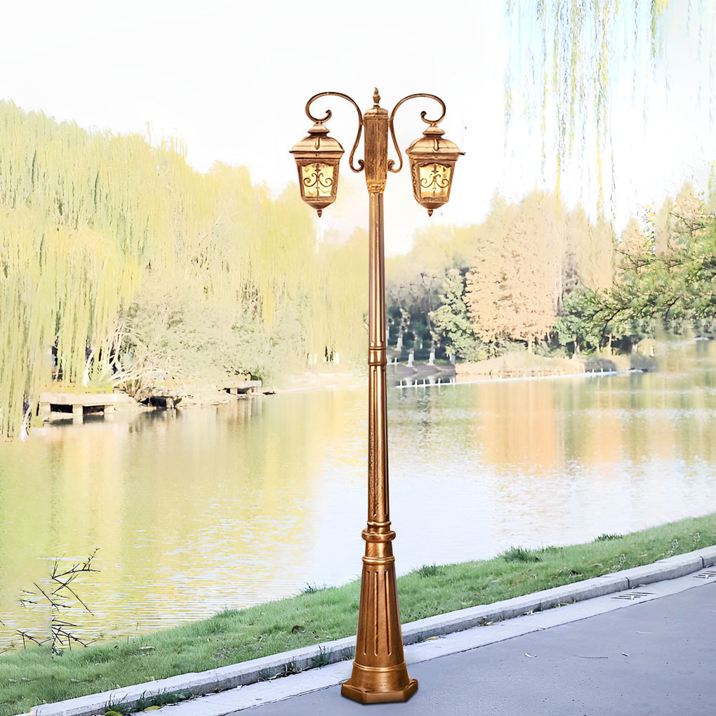 2-Light Outdoor Waterproof Retro European Style Street Lights