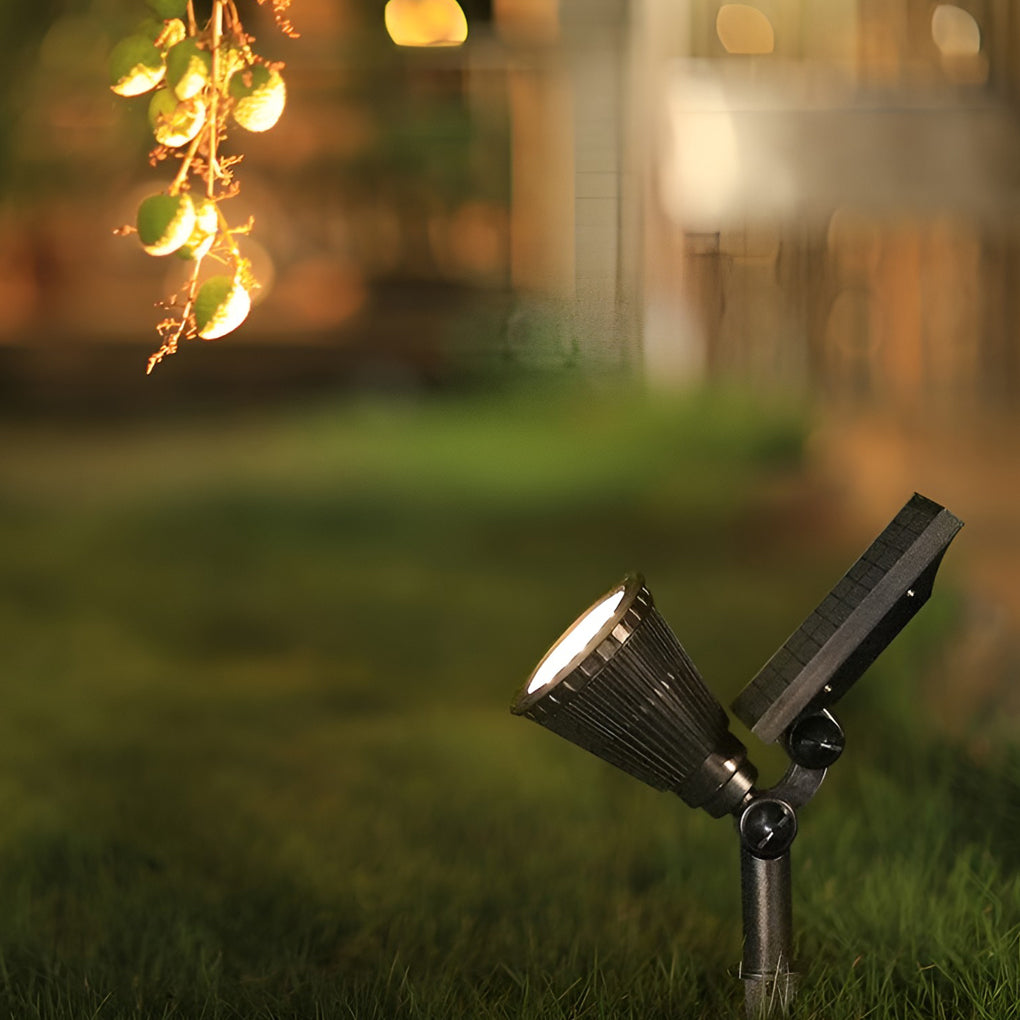 Waterproof LED 7W Modern Solar Tree Spotlights Landscape Lighting