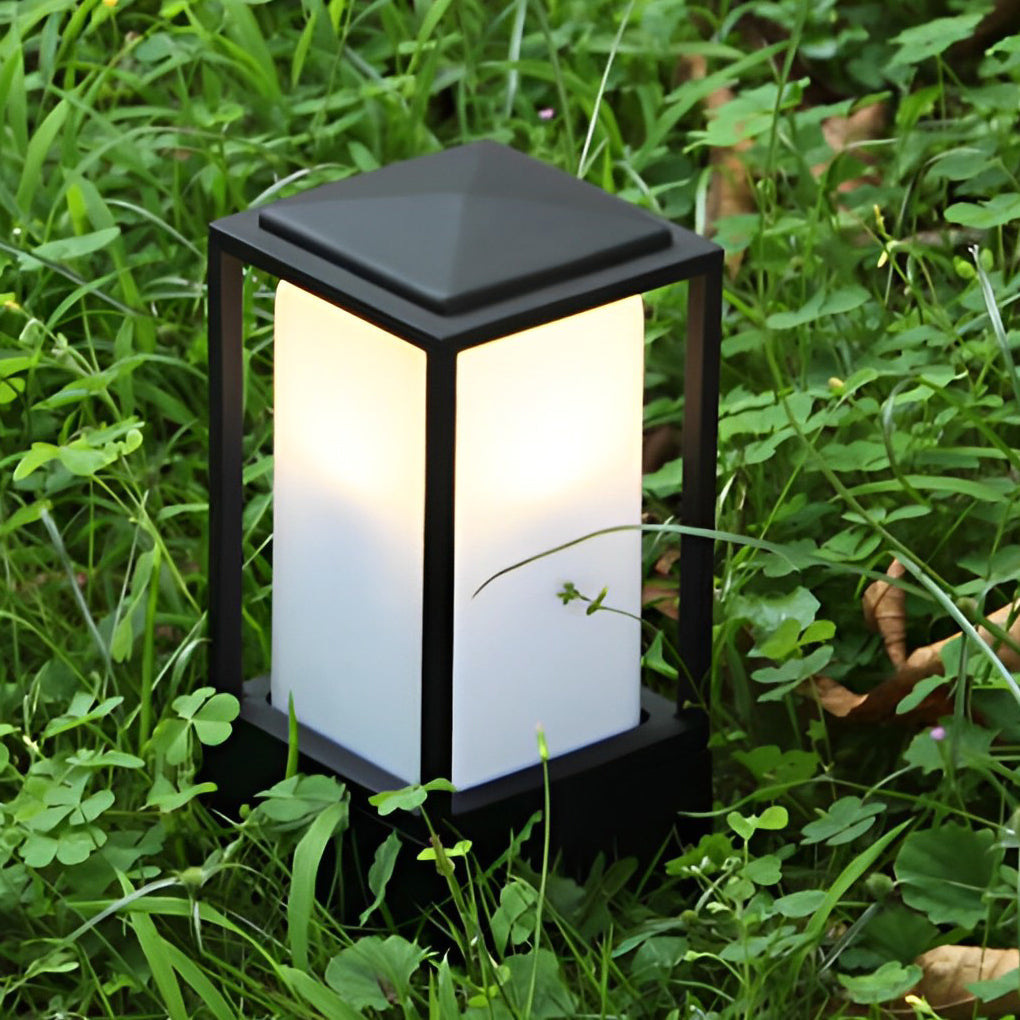 Square Waterproof LED Modern Deck Post Lights Path Lights Lawn Lights