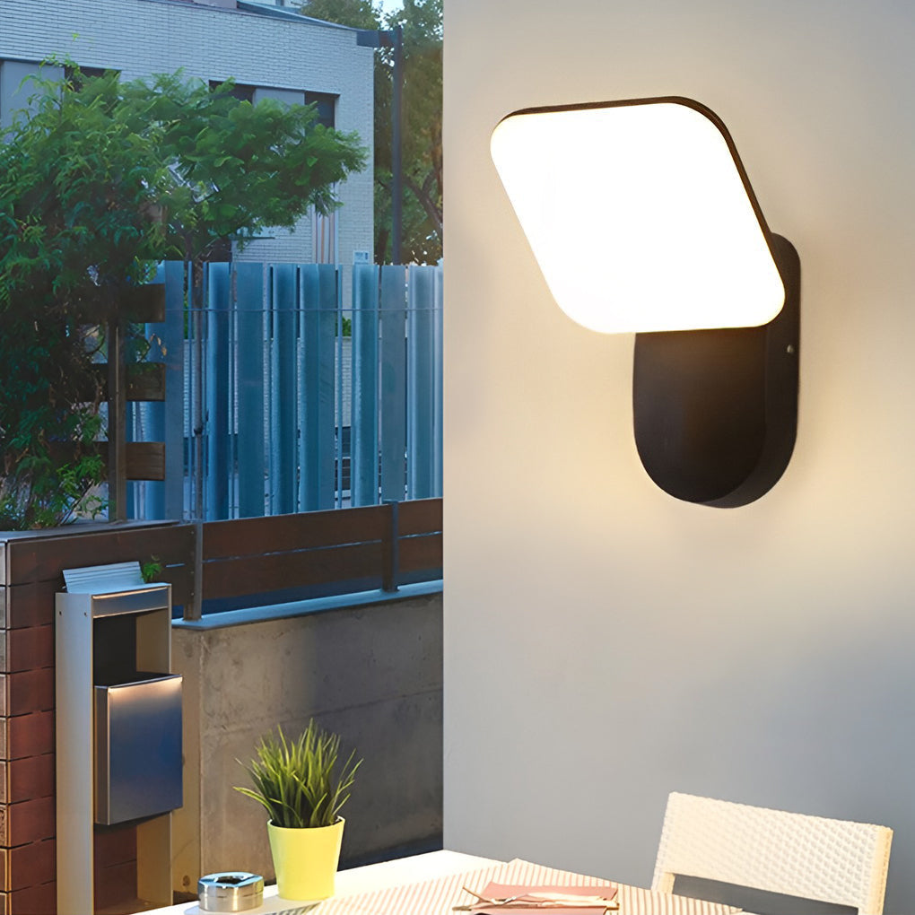 Square LED 12w Waterproof Modern Outdoor Wall Lamp Wall Sconces Lighting